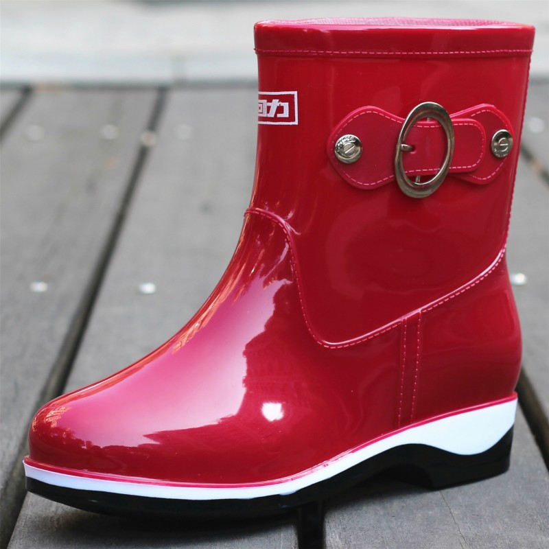 回力雨鞋523韓版雙色低筒雨靴 春秋女士膠鞋防水防滑 批發工廠,批發,進口,代購