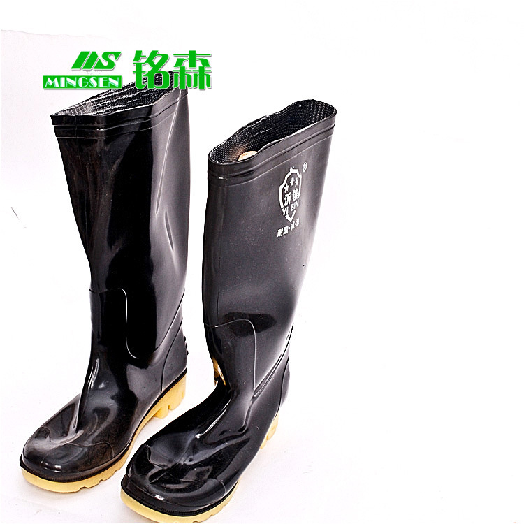 37CM牛筋底防滑防水雨鞋 雨靴 靴子 工地耐酸堿耐水雨鞋工廠,批發,進口,代購