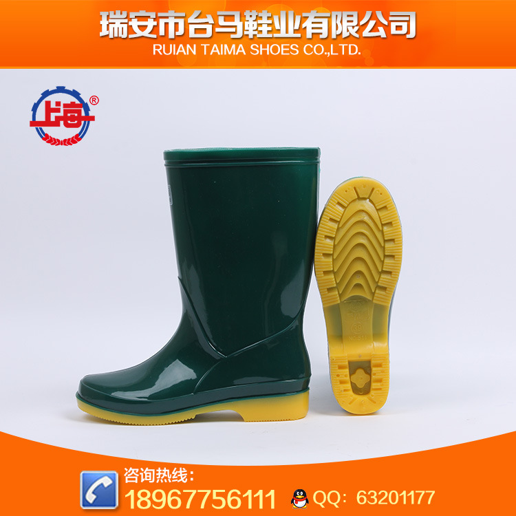 上海雙錢PVC雨鞋 511女款   春夏秋款女雨靴 水鞋工廠,批發,進口,代購