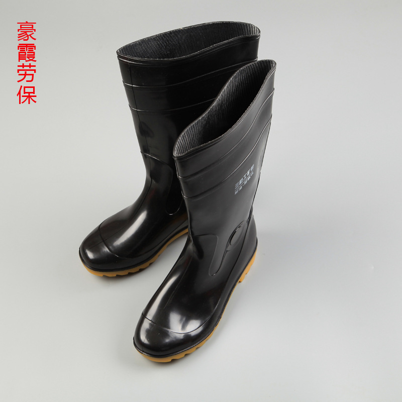 三防 黑色工礦靴 耐磨防滑橡膠大底勞保鞋 雨鞋雨靴批發工廠,批發,進口,代購