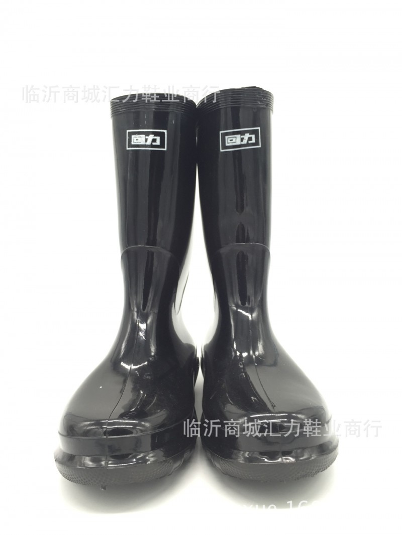 回力818中筒黑色工礦加厚三防雨靴雨鞋防水鞋耐酸耐堿耐油全新料工廠,批發,進口,代購