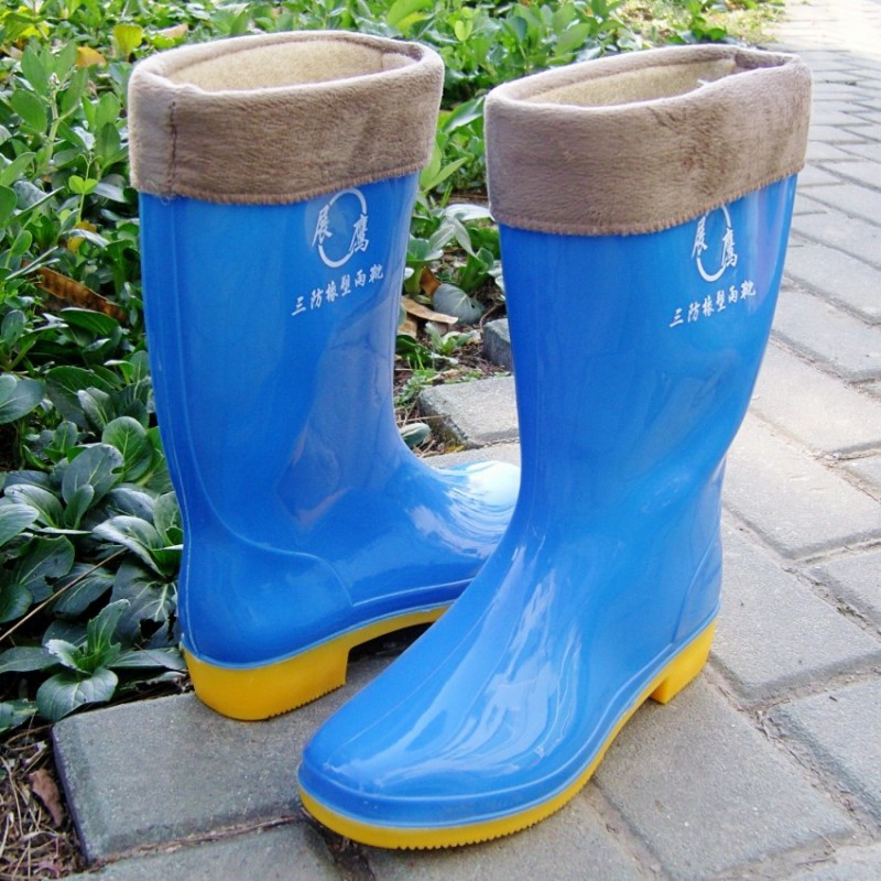 廠價直銷中高幫兩用女式雨鞋雨靴防水加棉防寒保暖洗車勞保工作工廠,批發,進口,代購