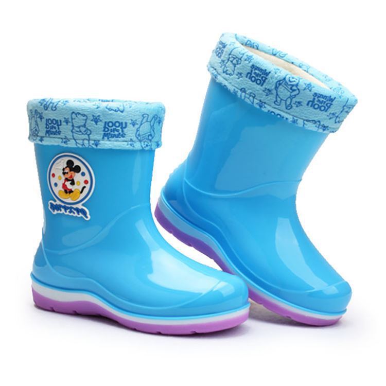 四季男童女童小孩兒童雨鞋中筒防滑學生兩用雨靴寶寶卡通水鞋保暖批發・進口・工廠・代買・代購