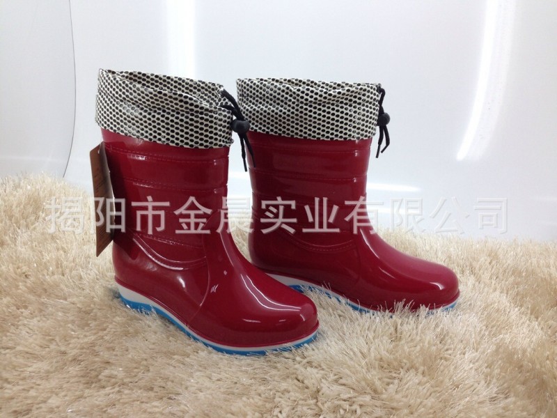 廠傢直銷 女款低筒時尚雨鞋 時尚保暖皮革雨鞋 時尚 批發批發・進口・工廠・代買・代購