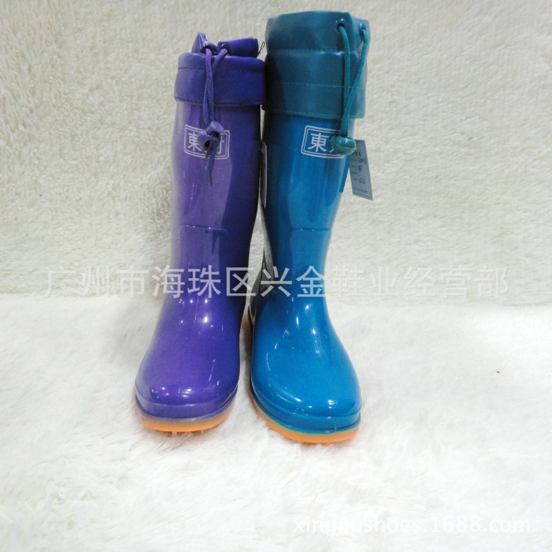 雨鞋批發女式雨鞋優質橡膠雨靴中筒下雨必備保暖舒適皮套雨靴批發・進口・工廠・代買・代購