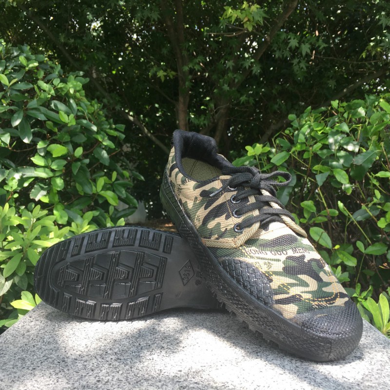 軍鞋男中國夢迷彩軍訓鞋工作膠鞋防滑解放鞋耐磨作訓勞保鞋軍鞋男批發・進口・工廠・代買・代購
