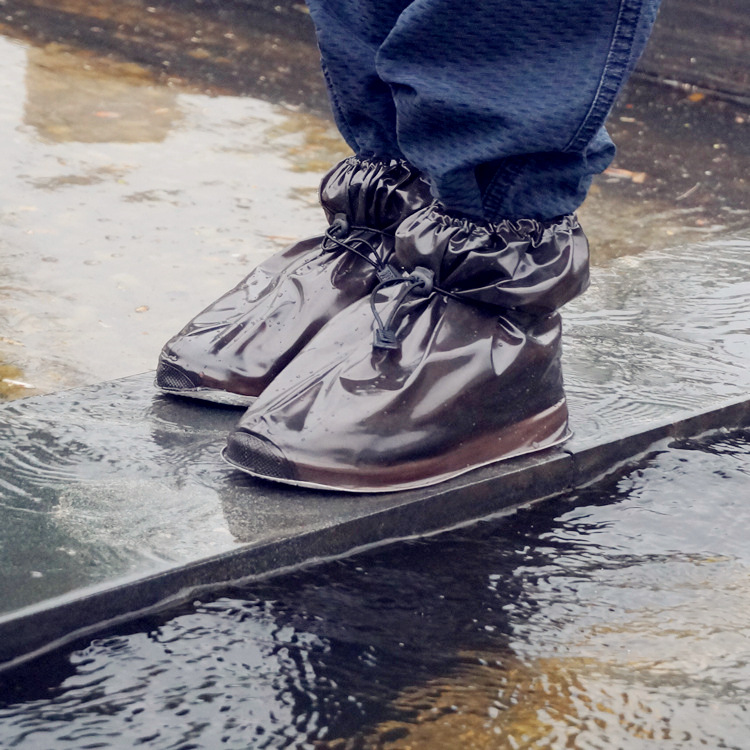 男士筒時尚旅行戶外 高品質加厚防水雨鞋套 防滑防沙耐磨雨靴套批發・進口・工廠・代買・代購