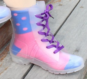 外貿新款時尚透明馬丁靴pvc水晶雨鞋 女士日韓風格雨鞋 外觀專利批發・進口・工廠・代買・代購