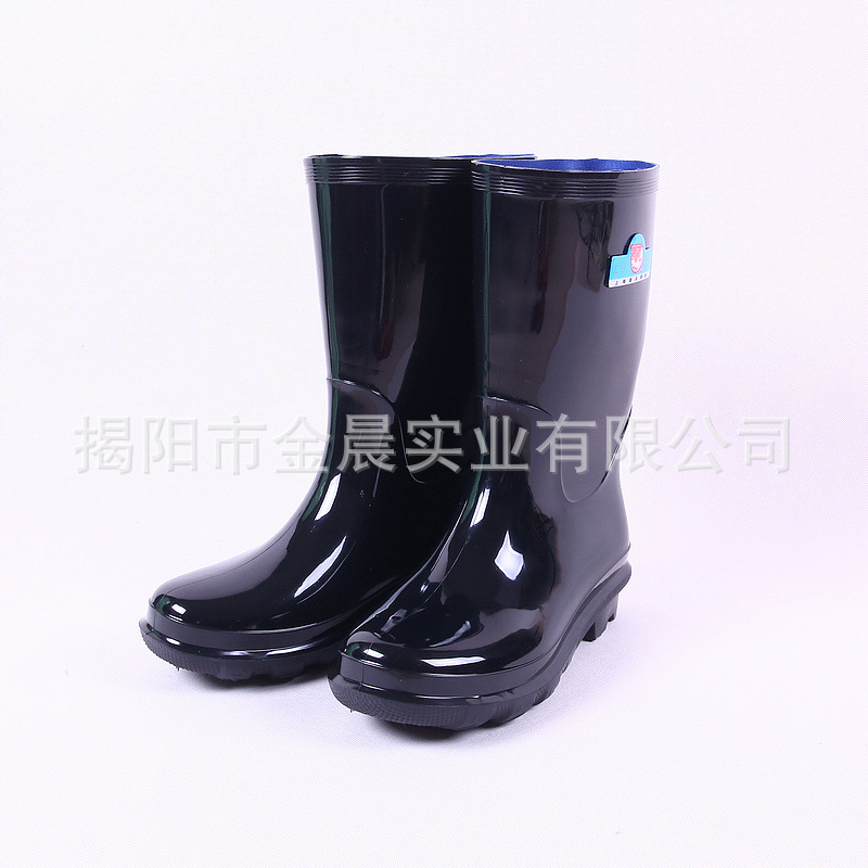 廠傢直銷 上海飛躍男莊中筒牛筋雨靴  耐磨防滑雨靴批發・進口・工廠・代買・代購