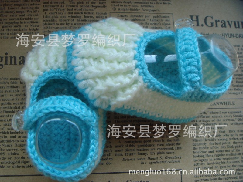 【3.21訂貨會】新品 可愛寶寶毛線編織鞋 手工嬰兒鞋 13011901批發・進口・工廠・代買・代購