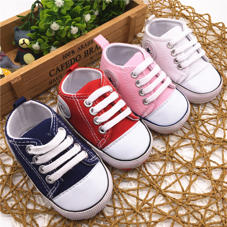 外貿嬰兒鞋春秋帆佈0-1歲軟底新生兒防滑學步鞋兒童鞋baby shoes工廠,批發,進口,代購