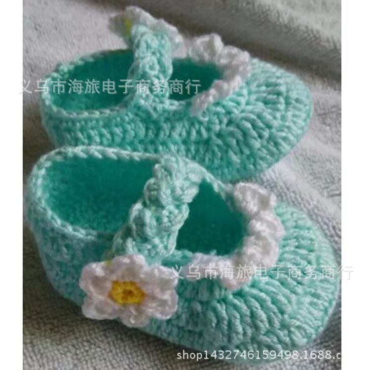 新生兒毛線鞋手工編織寶寶嬰兒學步男女寶寶毛線鞋小熊春秋新款批發・進口・工廠・代買・代購