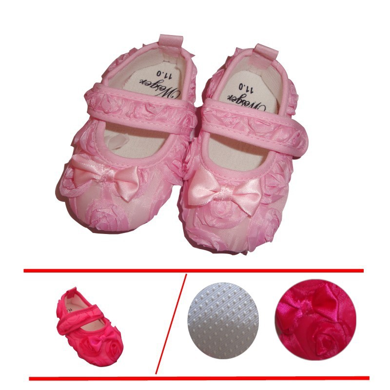 低價批發最新款外貿女寶寶學步鞋點塑佈底嬰兒佈鞋 可挑碼批發・進口・工廠・代買・代購