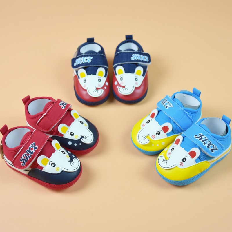 16新款 寶寶學步鞋 快樂星仔 卡通 TPR軟底 全棉佈 一等品 防滑工廠,批發,進口,代購