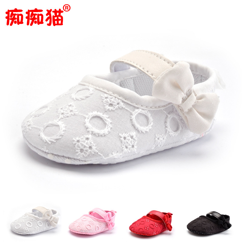 癡癡貓 嬰兒單鞋圓點軟底寶寶鞋室內學步鞋爆款babyshoes工廠,批發,進口,代購