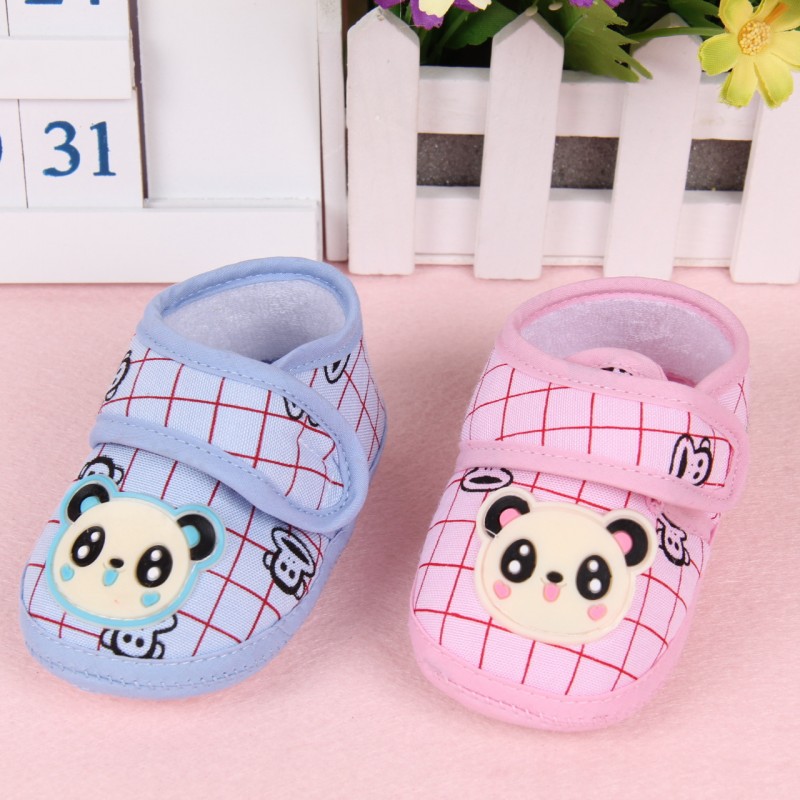 【廠傢直銷】正品愛嬰美 嬰兒寶寶熊貓頭單鞋 0-1歲工廠,批發,進口,代購