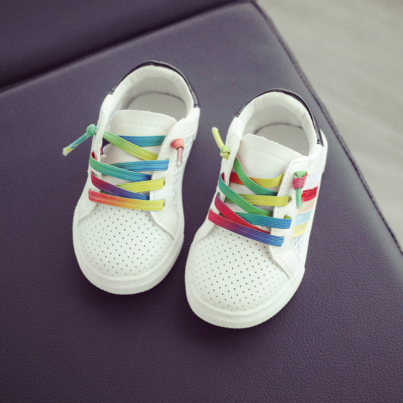 批發2016夏季寶寶鞋子0-2歲嬰兒學步鞋彩虹鞋兒童休閒鞋一件代發批發・進口・工廠・代買・代購