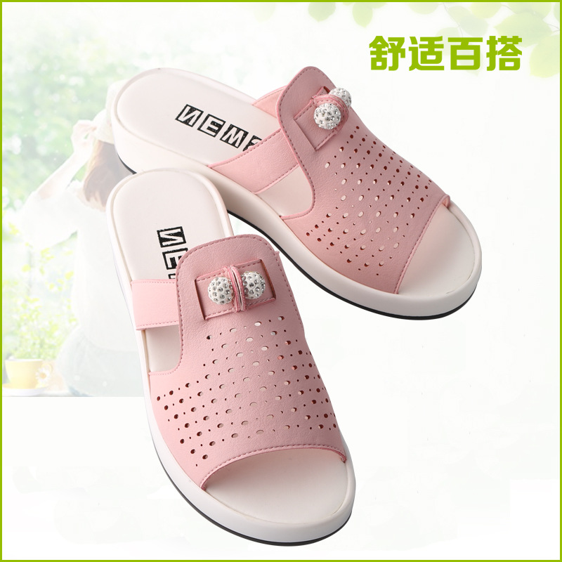 奧登夏季涼拖鞋 超細纖維女鞋 純色休閒女鞋 廠傢提供代銷貨源工廠,批發,進口,代購