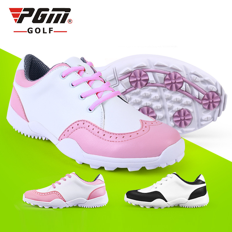 高爾夫女士球鞋 超纖皮英倫風球鞋 pgm廠傢直銷 一件代發批發・進口・工廠・代買・代購