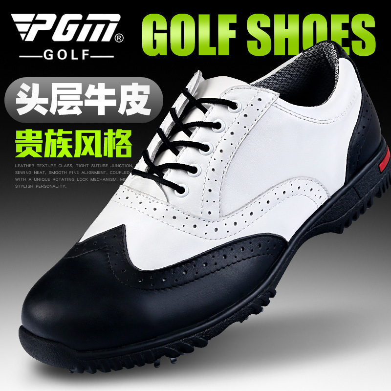 2016新款！PGM廠傢高爾夫球鞋 男款牛皮商務型鞋子 Golf 防水防滑批發・進口・工廠・代買・代購