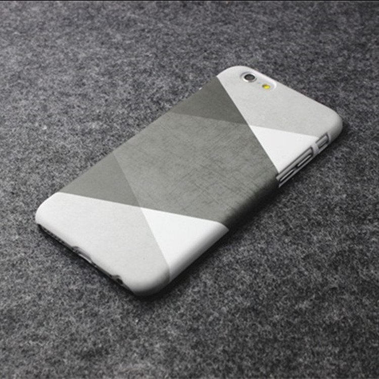 黑白灰撞色復古簡約 蘋果iphone6s plus 5s原創設計手機殼半包硬工廠,批發,進口,代購