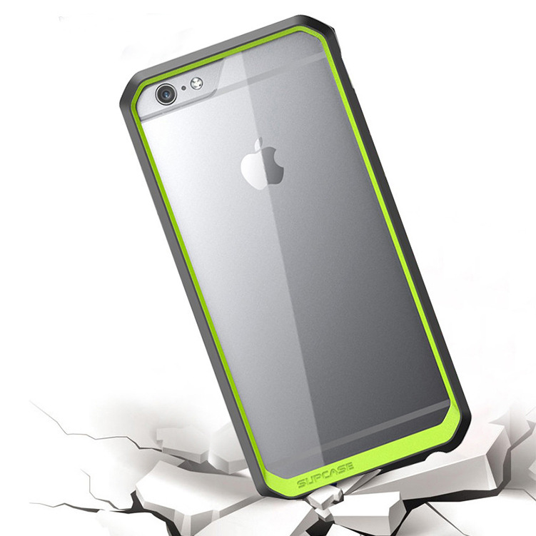 新supcase蘋果5s防刮花手機殼iPhone6s puls透明防摔硬矽膠邊框套工廠,批發,進口,代購