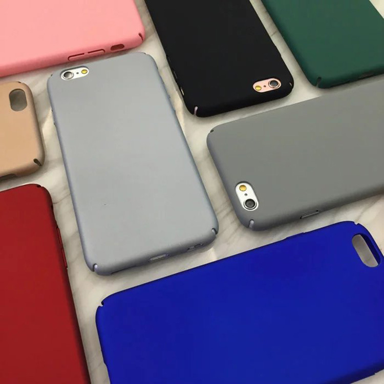iPhone6s全包磨砂裸殼蘋果6plus硬殼全包手機7保護套外殼防摔純色工廠,批發,進口,代購