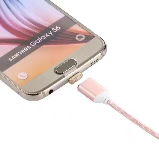 金屬編織線磁鐵頭 磁鐵充電線 安卓iPhone5S iPhone6數據線 蘋果批發・進口・工廠・代買・代購