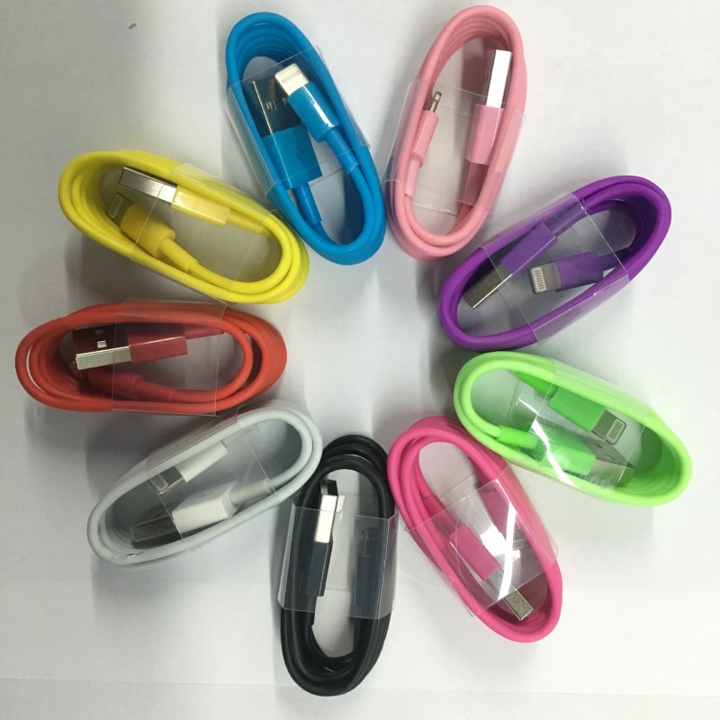 飛揚適合iphone6/6s手機數據線 蘋果5/6代彩色i5數據線工廠,批發,進口,代購