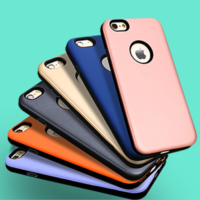 適用iphone6手機殼 新款蘋果6s手機殼 二合一龜紋手機殼磨砂硬殼工廠,批發,進口,代購