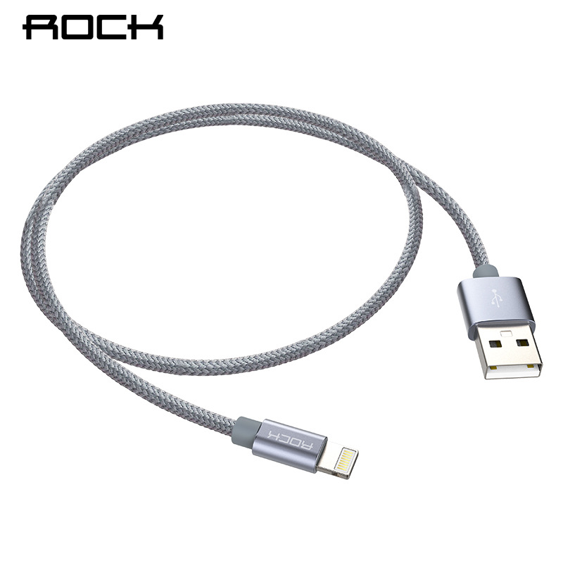 ROCK 蘋果5se金屬尼龍編織數據線iPhone6s Plus mini充電器數據線工廠,批發,進口,代購