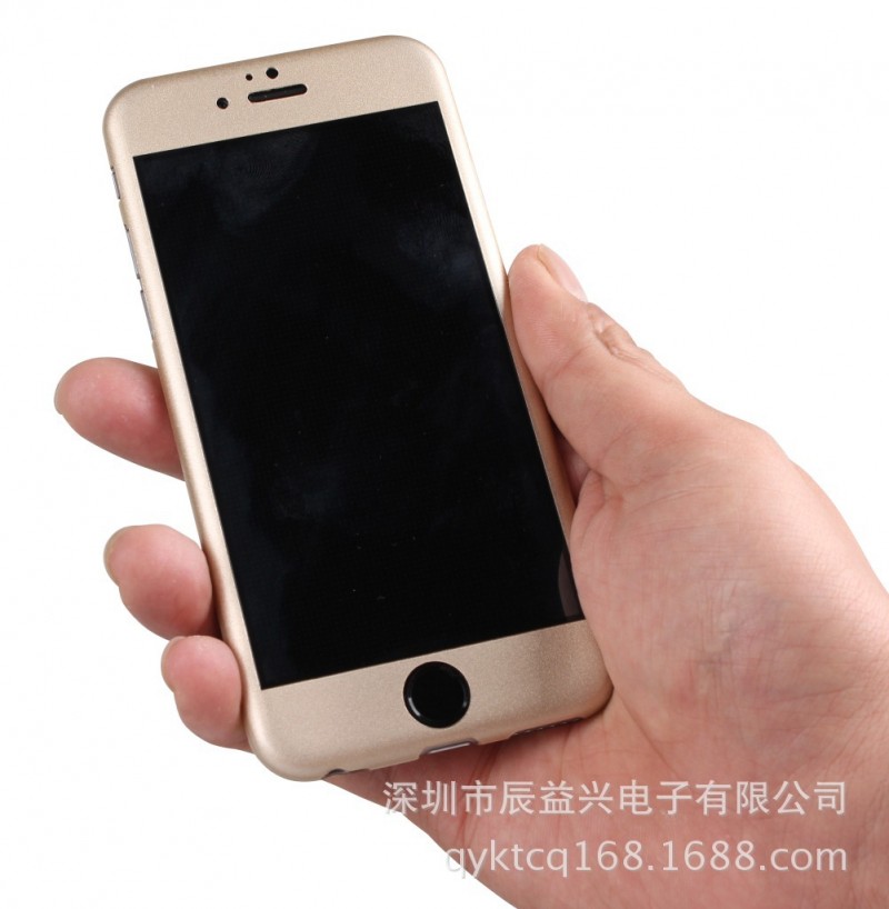 工廠熱銷新款 iPhone 6上下蓋全包保護膜 超薄蘋果6滿屏玻璃膜批發・進口・工廠・代買・代購