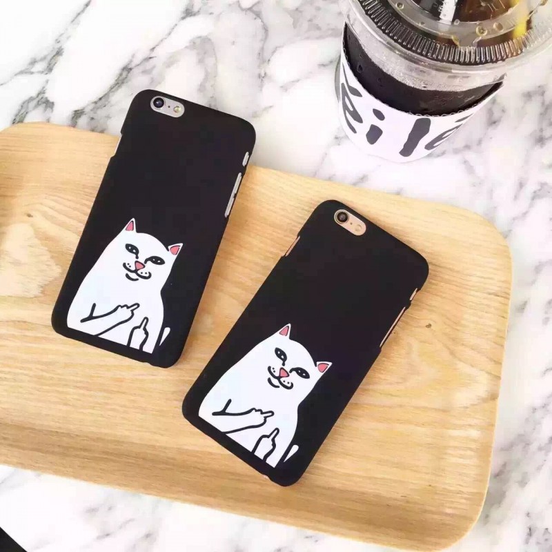 中指口袋賤貓 iPhone6 6S手機殼 磨砂質感保護套工廠,批發,進口,代購