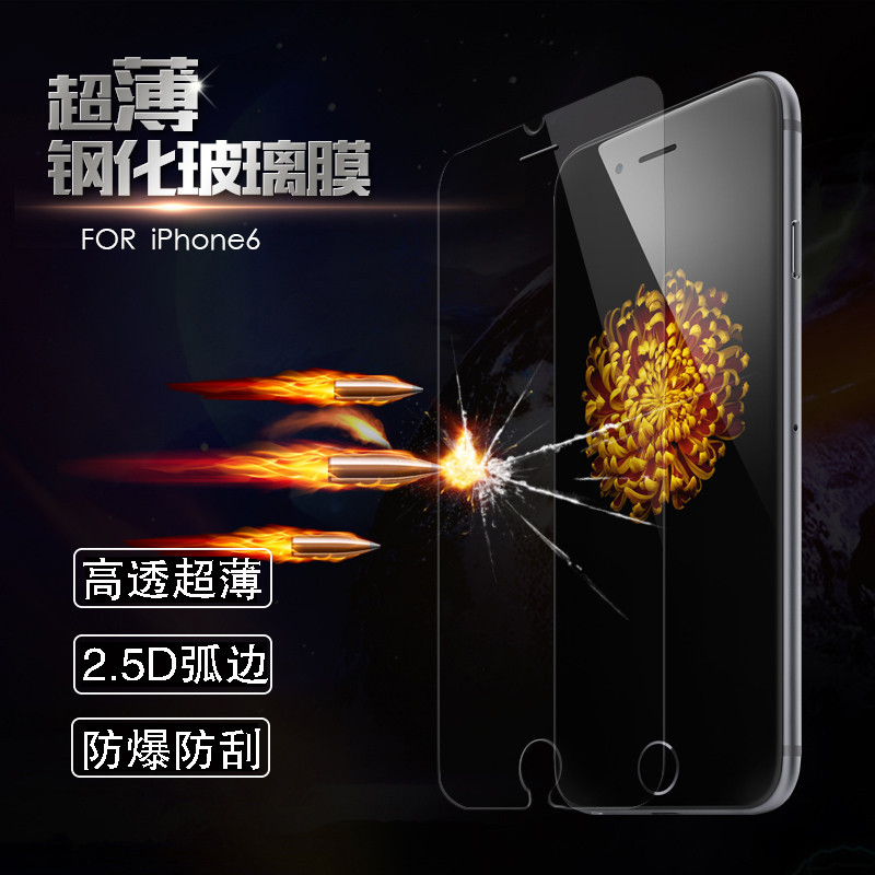 批發 蘋果iphone7鋼化玻璃膜iPhone6 plus鋼化膜 手機保護膜工廠,批發,進口,代購