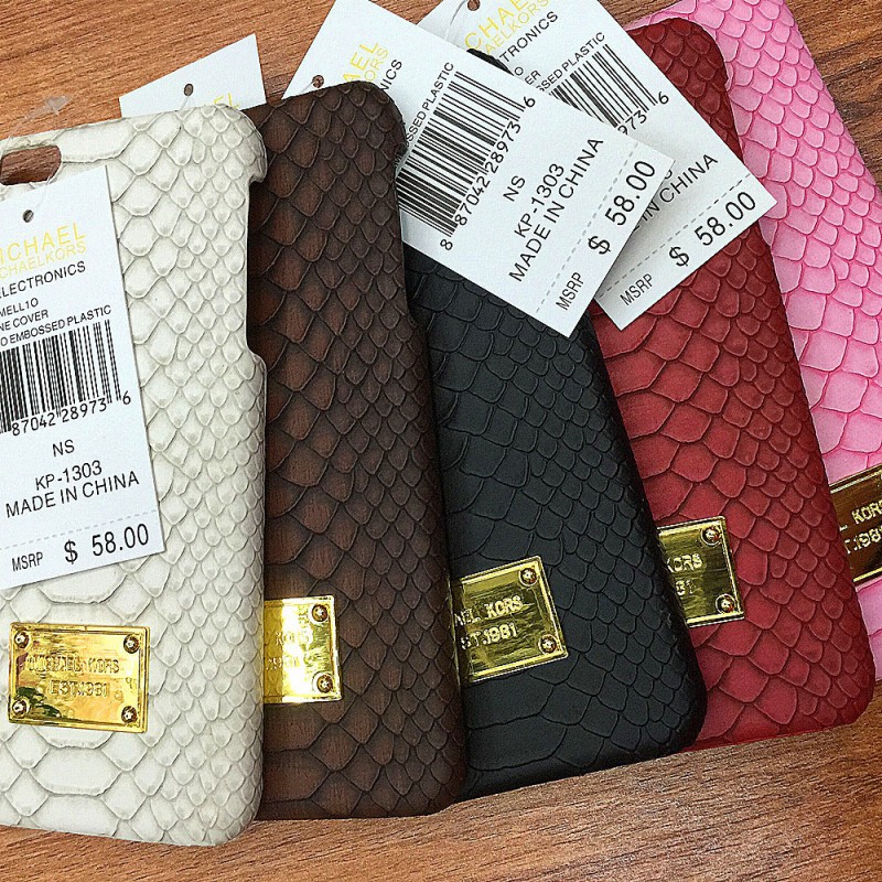 Michael Kors iphone6手機殼 6plus手機套mk貼皮外殼 5s保護套工廠,批發,進口,代購