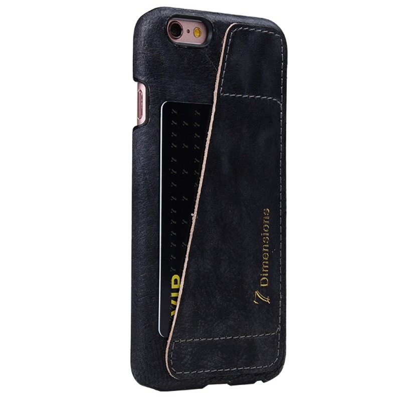 新款超薄iPhone6/6S手機殼真皮插卡蘋果6 plus頭層牛皮手機保護套工廠,批發,進口,代購