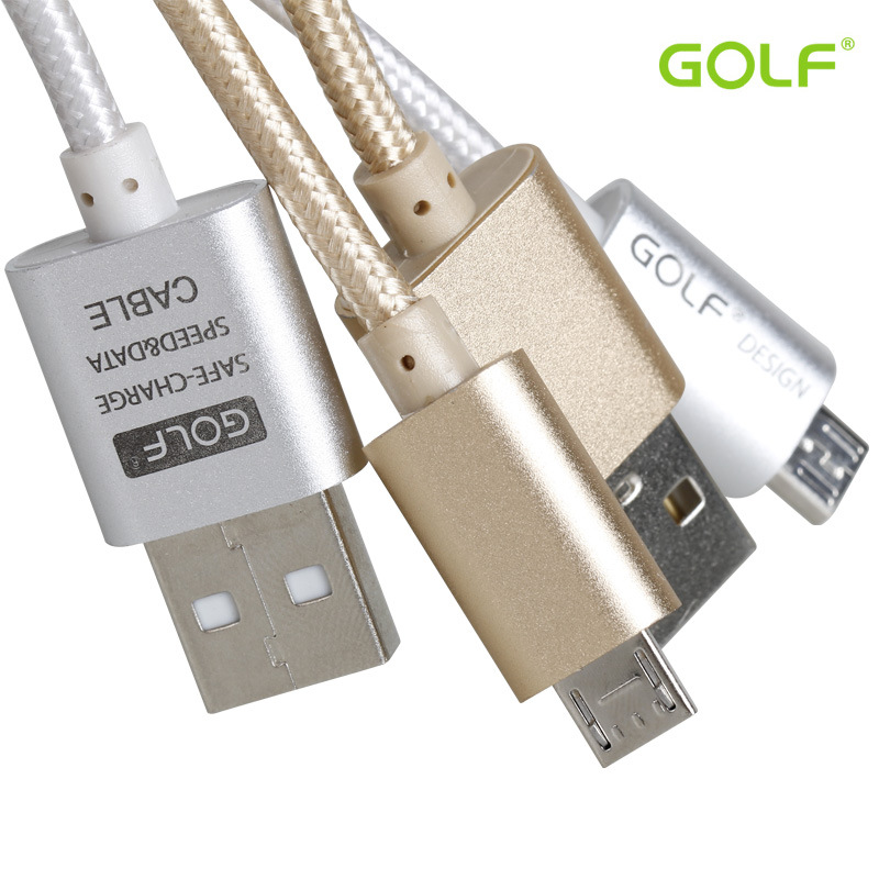高爾夫 GOLF正品金屬編織線安卓蘋果Iphone6通用數據線手機充電線工廠,批發,進口,代購
