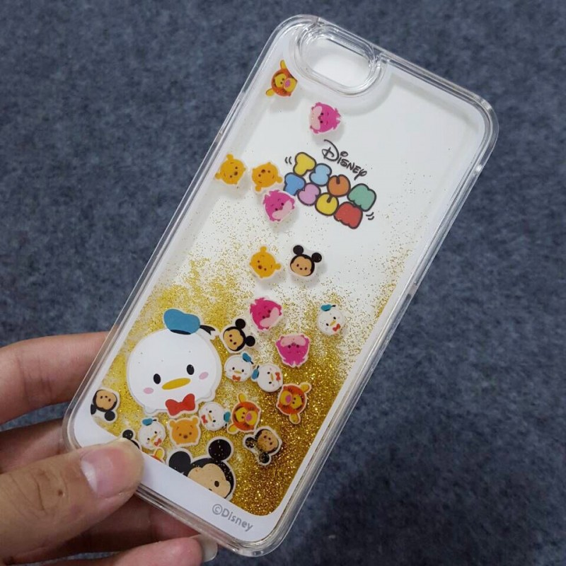 日本正版迪士尼流沙iphone6手機殼液體流動6splus手機殼5s閃粉殼工廠,批發,進口,代購