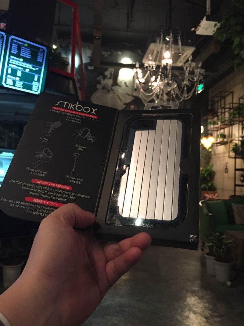 帶自拍桿手機殼 stikbox自拍桿手機殼 iPhone6手機殼帶自拍桿工廠,批發,進口,代購