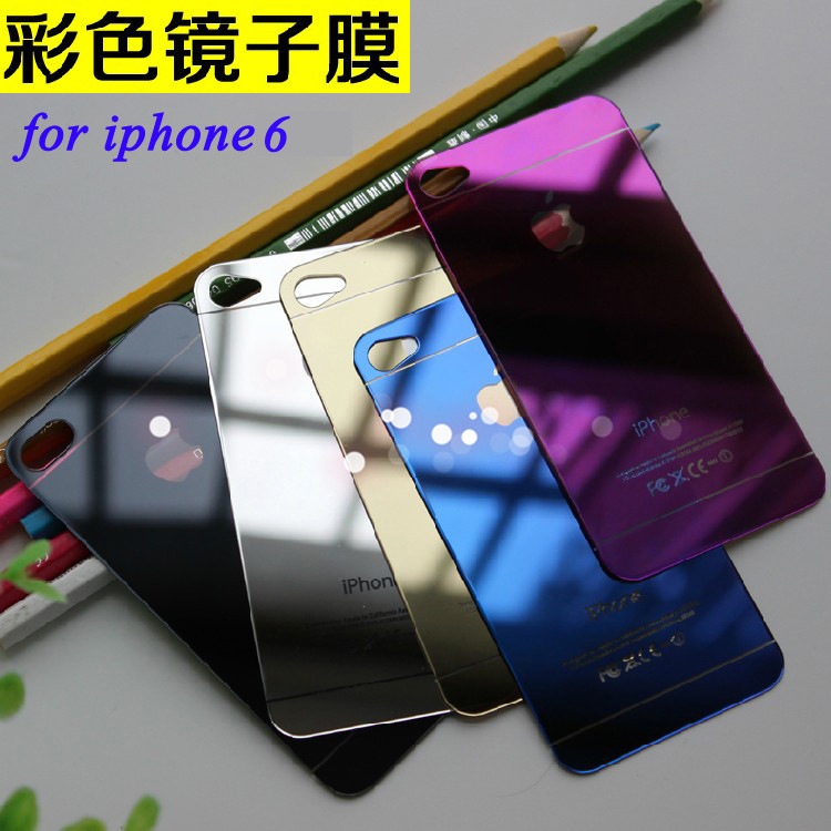 iPhone6電鍍鋼化膜 蘋果6鋼化玻璃全彩膜 電鍍前後保護膜防爆貼膜工廠,批發,進口,代購