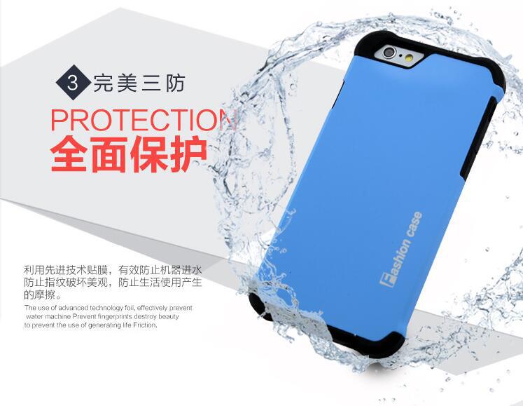 iphone6單色保護套 PC加矽膠二合一手機殼 防震防摔噴橡膠皮革油工廠,批發,進口,代購