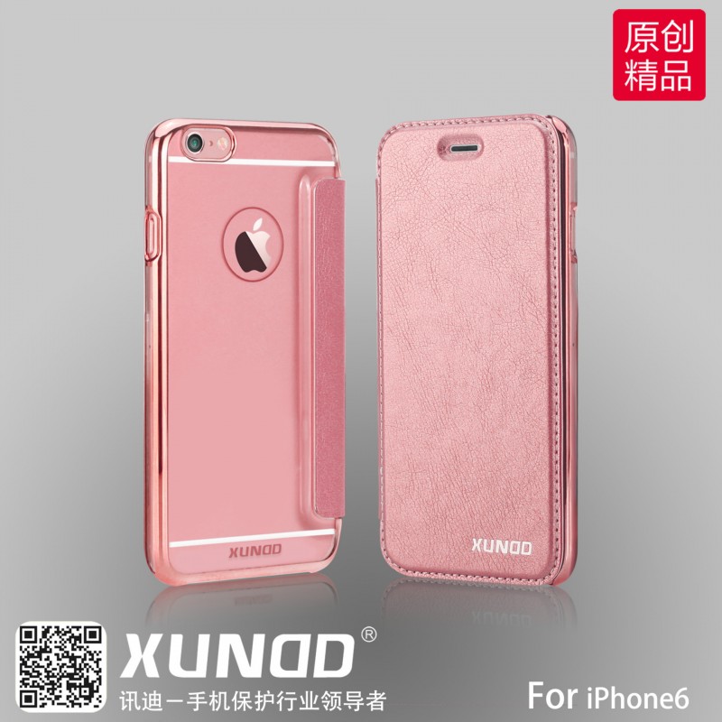 訊迪蘋果手機殼iPhone6手機殼iPhone6電鍍超薄手機套iPhone6皮套工廠,批發,進口,代購