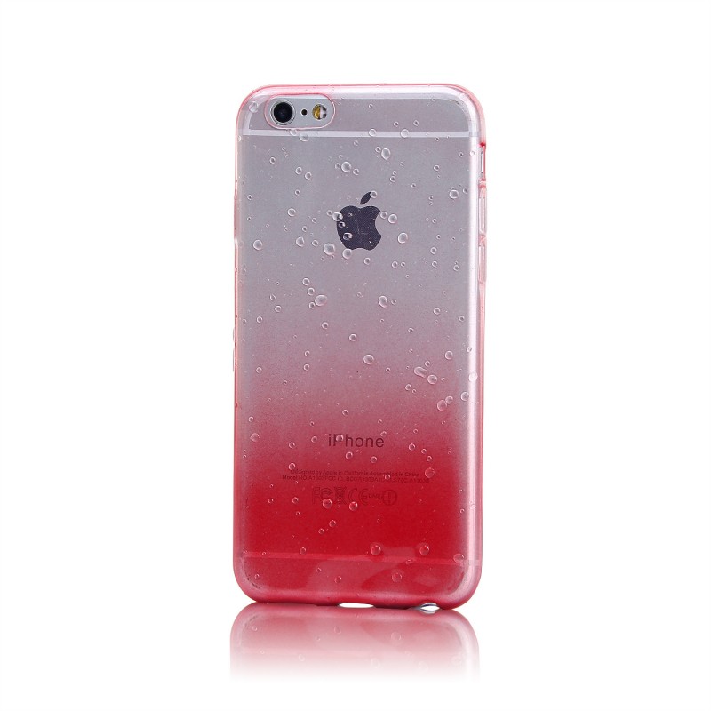 超薄雨滴iphone 6超薄水滴手機殼6S立體雨滴漸變色TPU軟殼保護套工廠,批發,進口,代購