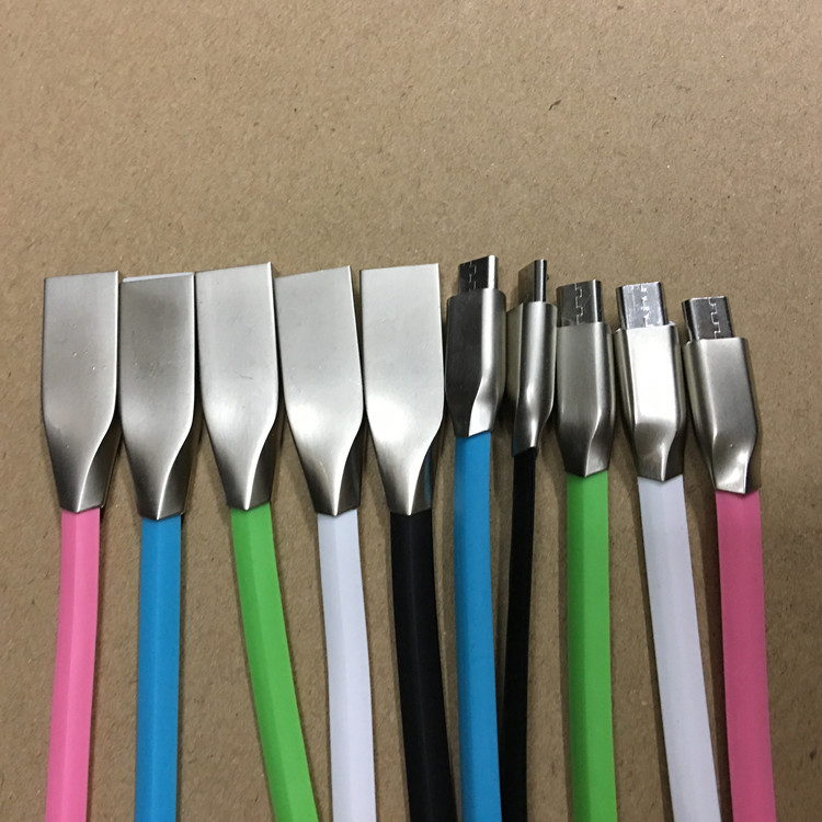 適用於蘋果iPhone6 5s高端數據線 安卓手機通用鋅合金菱形充電線工廠,批發,進口,代購