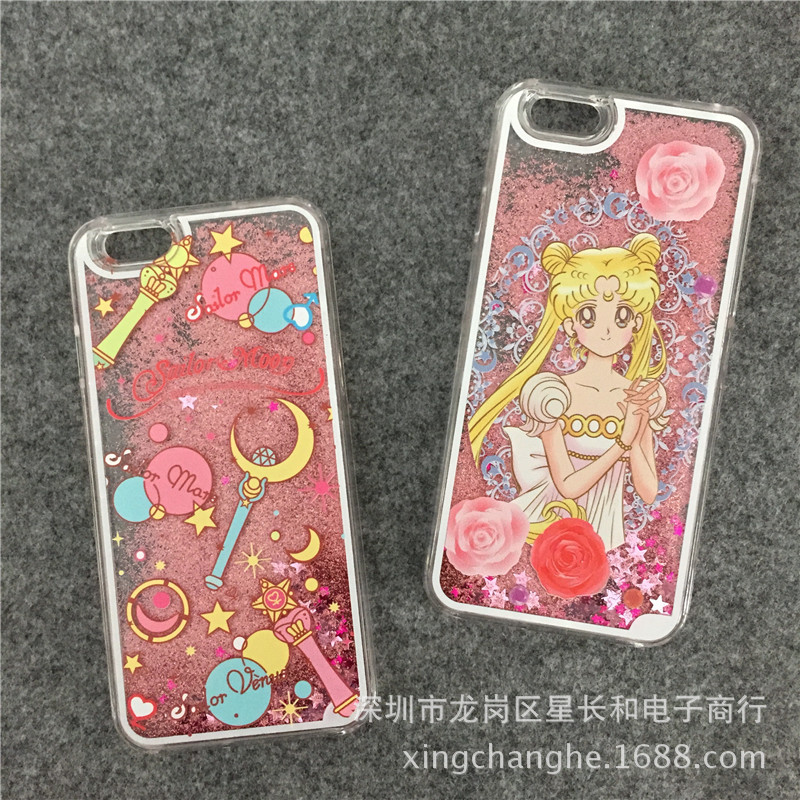 iphone6手機殼 日韓美少女 流沙手機殼 蘋果6手機套 手機殼批發・進口・工廠・代買・代購