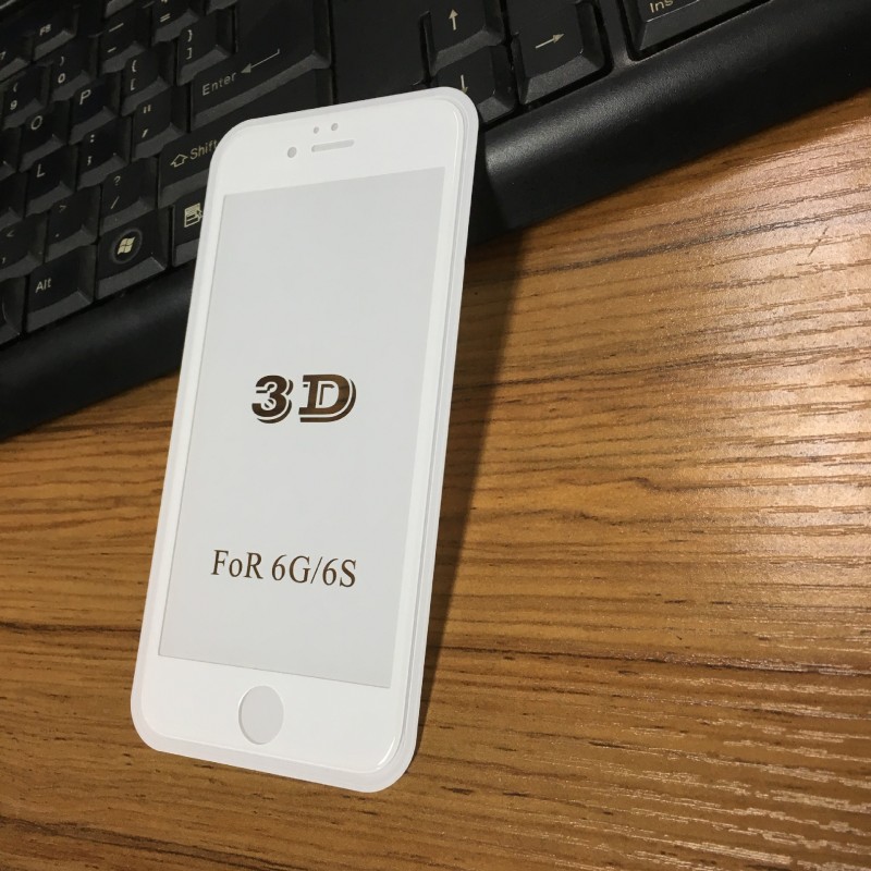 蘋果6s卡通磨砂手感全屏鋼化膜iphone6plus夜光浮雕防爆玻璃彩膜工廠,批發,進口,代購