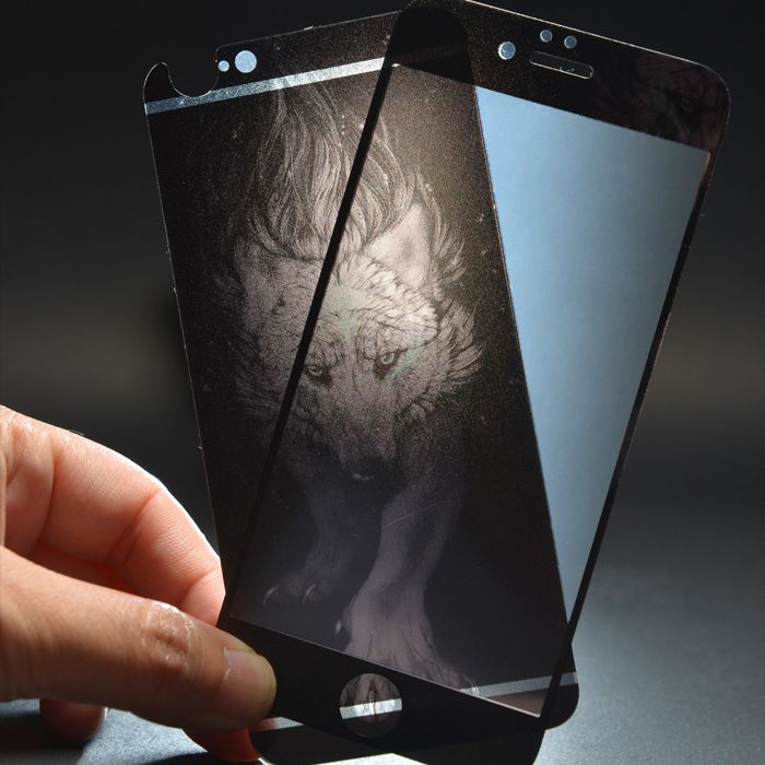 蘋果6s前後鋼化膜全屏全覆蓋iphone6 plus套裝玻璃膜彩膜男個性款工廠,批發,進口,代購