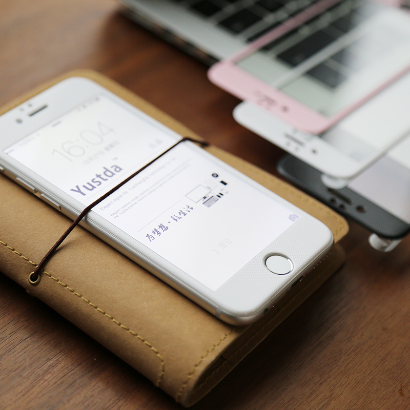 iphone6 plus鋼化膜蘋果6splus全屏玻璃貼膜5.5護眼抗藍光不碎邊工廠,批發,進口,代購