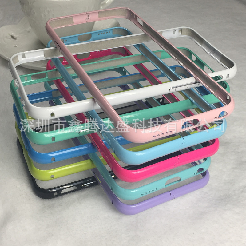 蘋果6金屬邊框iphone6S手機殼6plus保護套蘋果5保護殼烤漆邊框工廠,批發,進口,代購