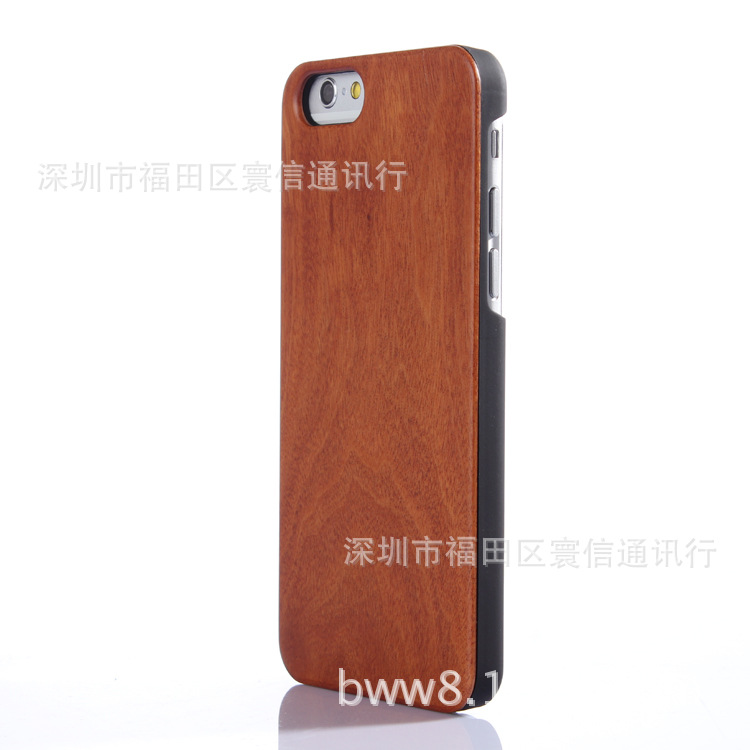 蘋果實木手機殼 iPhone 7PLUS原木質保護套 6SE天然竹木貼PC後殼工廠,批發,進口,代購